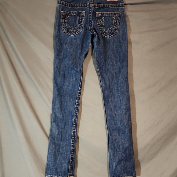 True Religion Women's Classic Blue Boot Cut Jeans - Picture 5 of 7